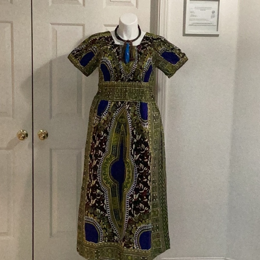 African Print Dress👣
